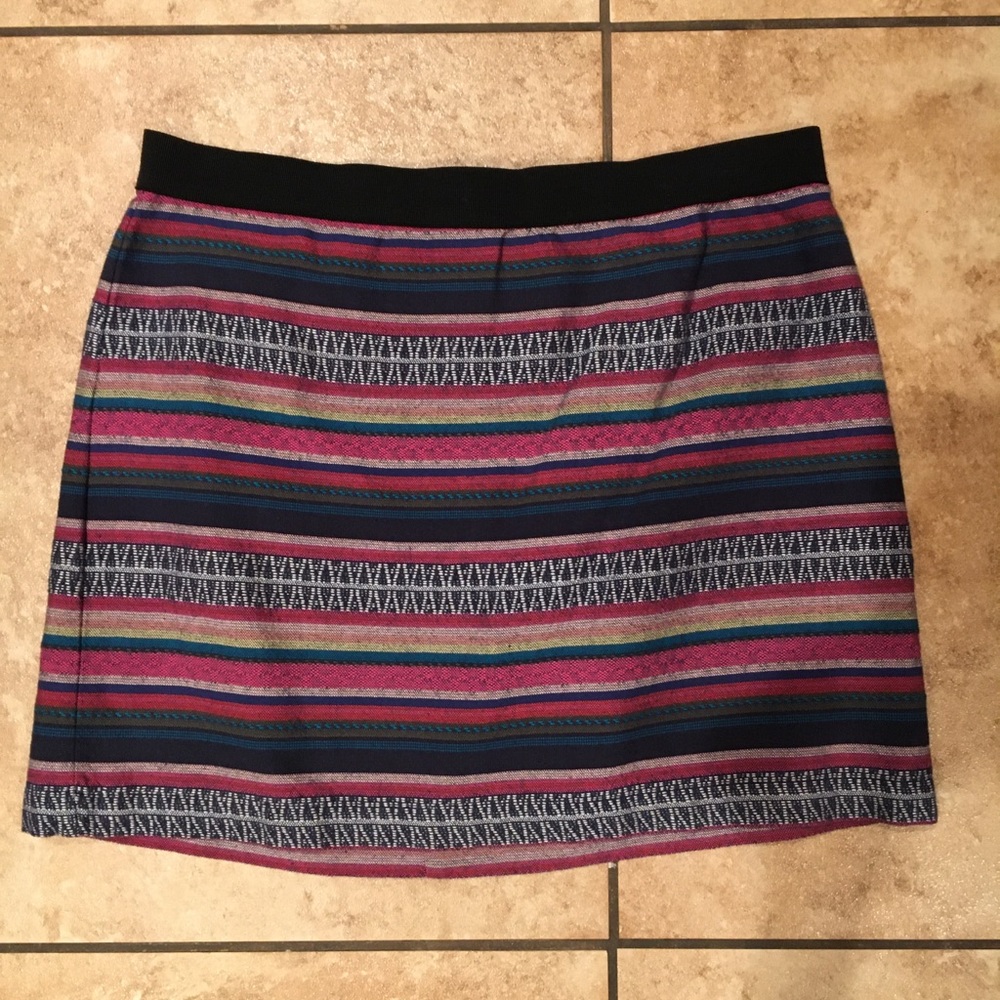 AEO Mexican Blanket inspired mini skirt